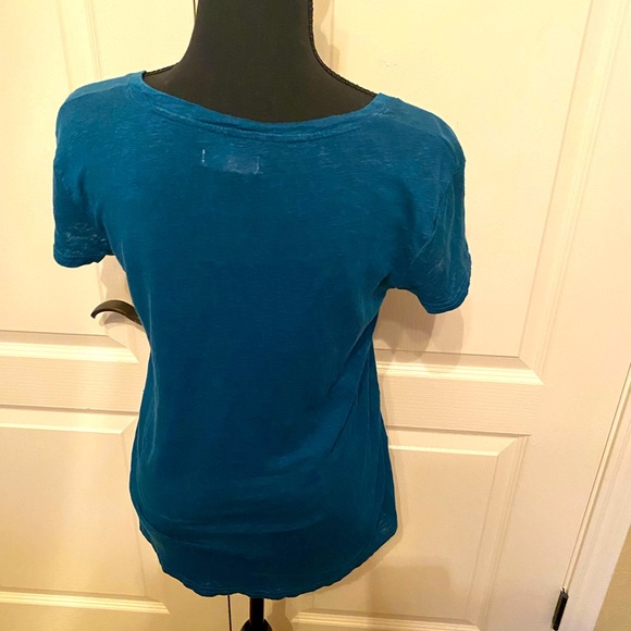 Madewell Washable Linen Tee - small - Picture 3 of 3